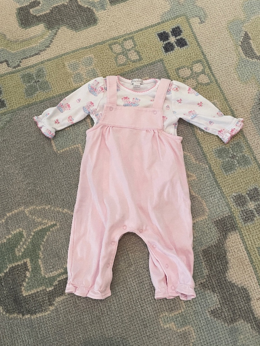 Kissy Kissy Teacup Bears Overall Set
